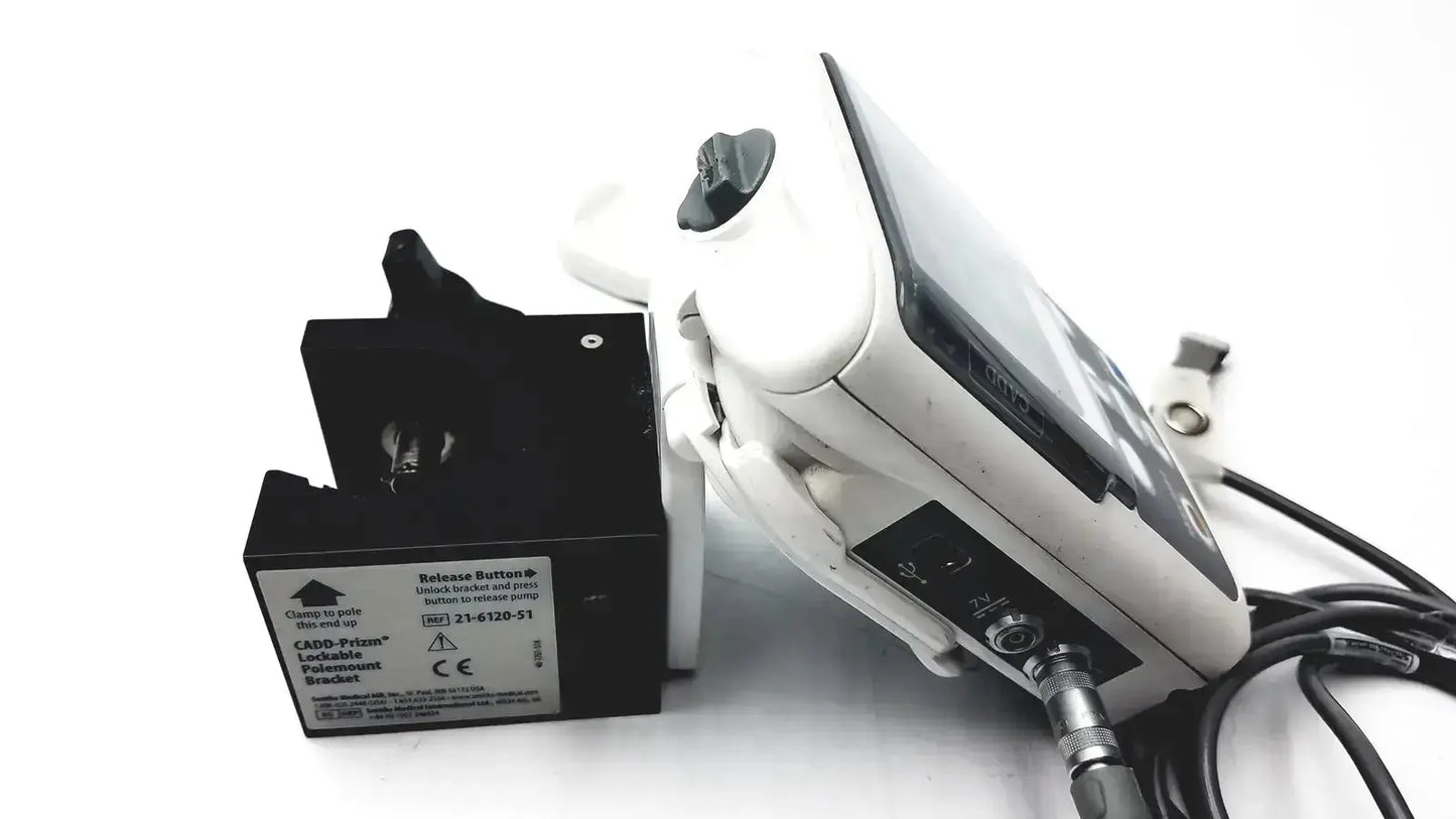 Smiths Medical CADD-Solis 2110 With Polemount Adapter And Remote Infusion Pump, second-hand product photo 7