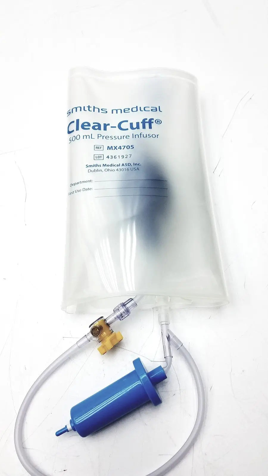 Reuse Medical Smiths Medical MX4705 Clear Cuff Pressure Infusor 500-mL Other Medical & Lab Equipment, second-hand product photo 1