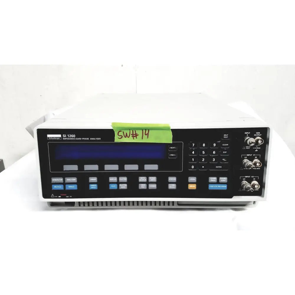 Reuse Medical Solartron SI 1260 Impedance & Gain-Phase Analyzer – High-Precision Electrochem Other Analyzers, second-hand product photo 1