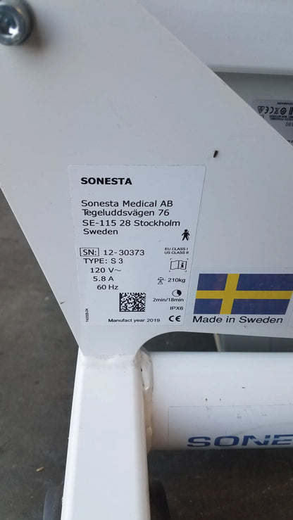 White label on sonesta s3 ultimate patient positioning procedure chair with voltage weight ipx6 and swedish origin