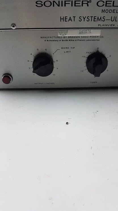 Heat Systems Ultrasonics Sonifier Cell Disruptor Model W185 Heat System Ultrasonic Ultrasonic Cell Disruptor, second-hand product photo 3