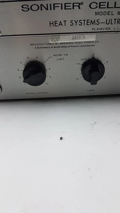 Heat Systems Ultrasonics Sonifier Cell Disruptor Model W185 Heat System Ultrasonic Ultrasonic Cell Disruptor, second-hand product photo 7