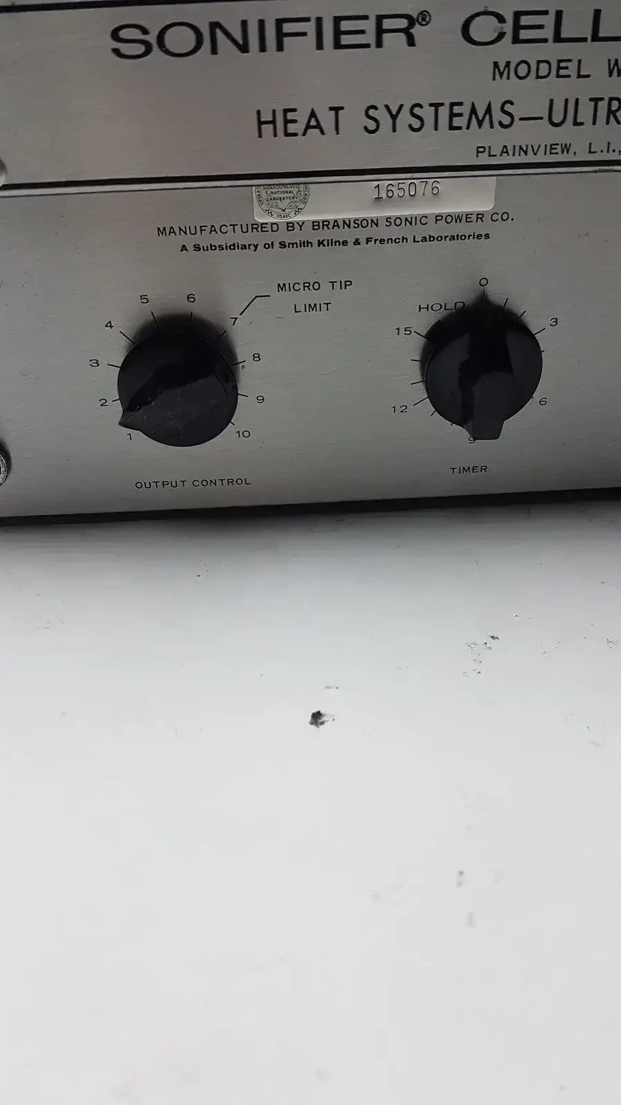 Heat Systems Ultrasonics Sonifier Cell Disruptor Model W185 Heat System Ultrasonic Ultrasonic Cell Disruptor, second-hand product photo 7