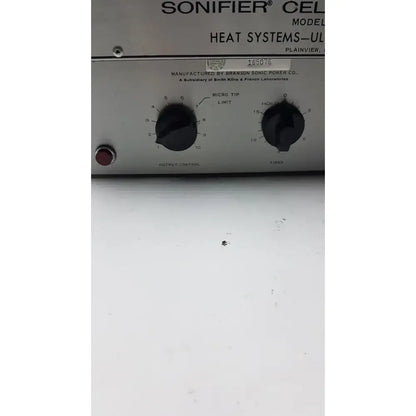 Heat Systems Ultrasonics Sonifier Cell Disruptor Model W185 Heat System Ultrasonic Ultrasonic Cell Disruptor, second-hand product photo 3