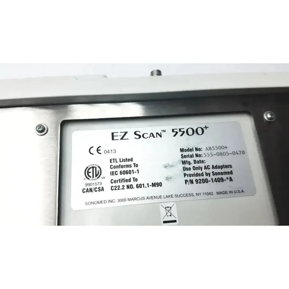 Sonomed AB-5500+ EZ Scan, A-scan, Ophthalmic Ultrasound Ophthalmic Ultrasound A-Scan, second-hand product photo 8