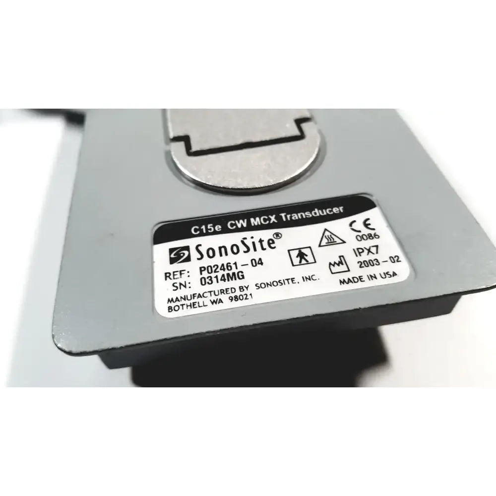 SonoSite C15e/4-2 MHz Ultrasound Transducer REF P02461-04 Ultrasound Transducer, second-hand product photo 2