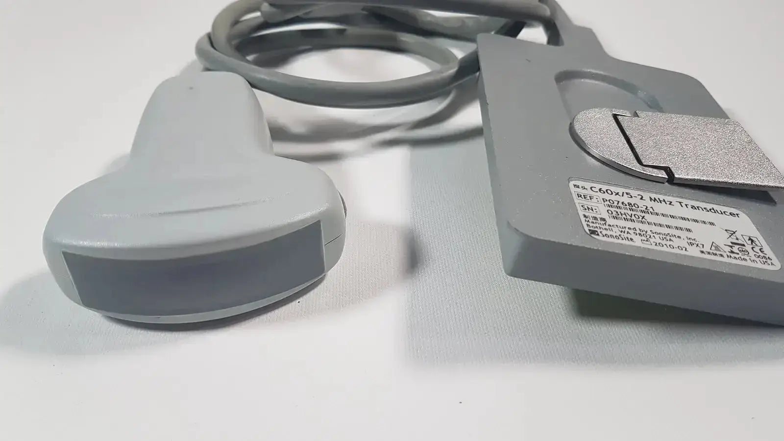 SonoSite C60x/5-2 MHz Transducer Probe Ref. P07680-21 Ultrasound Transducer Probe, second-hand product photo 4