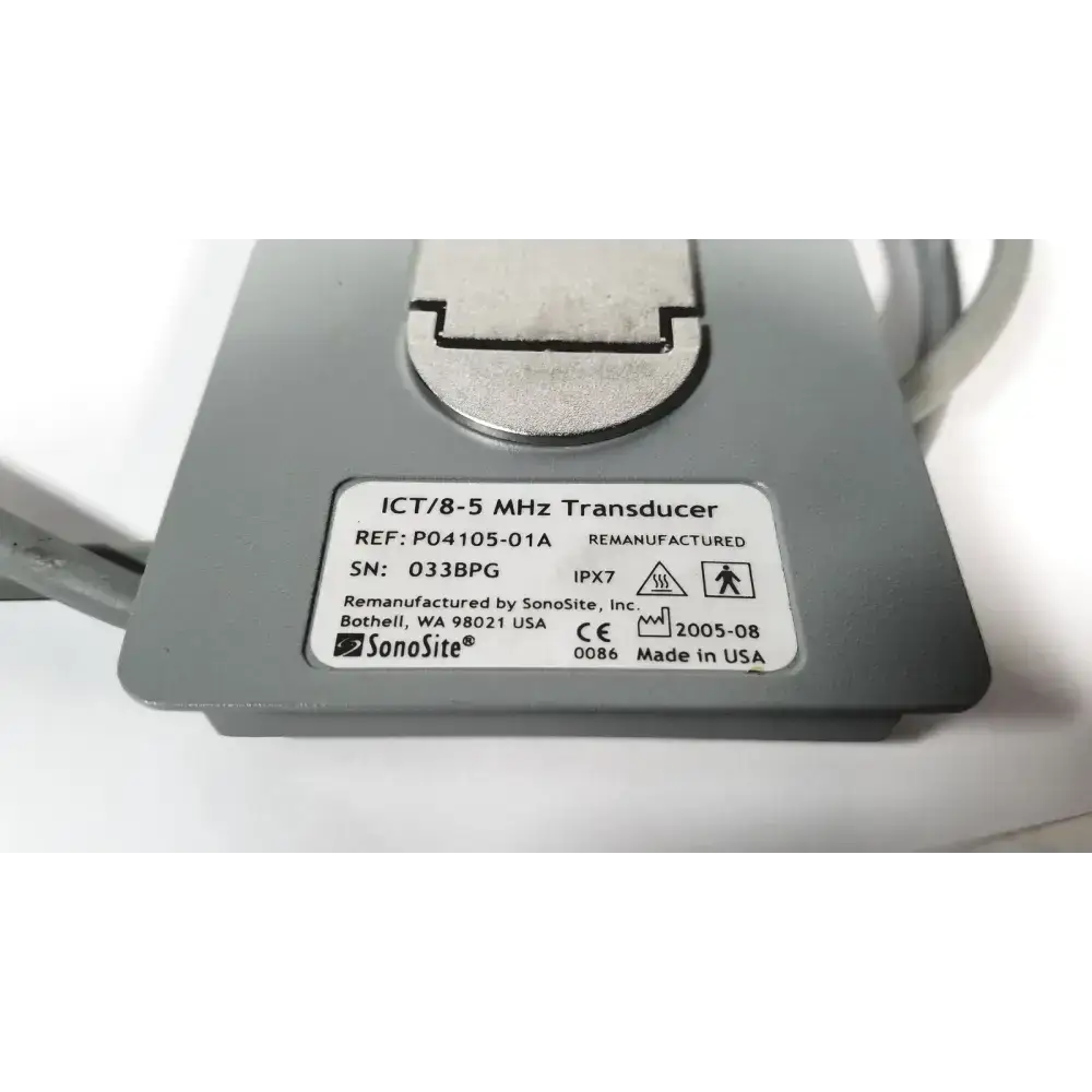 SonoSite Medical Ultrasound Endocavity Transducer - Intracavity OB/GYN Imaging Probe 8-5 MHz (REF P04105-01A) Ultrasound Transducer Probe, second-hand product photo 2
