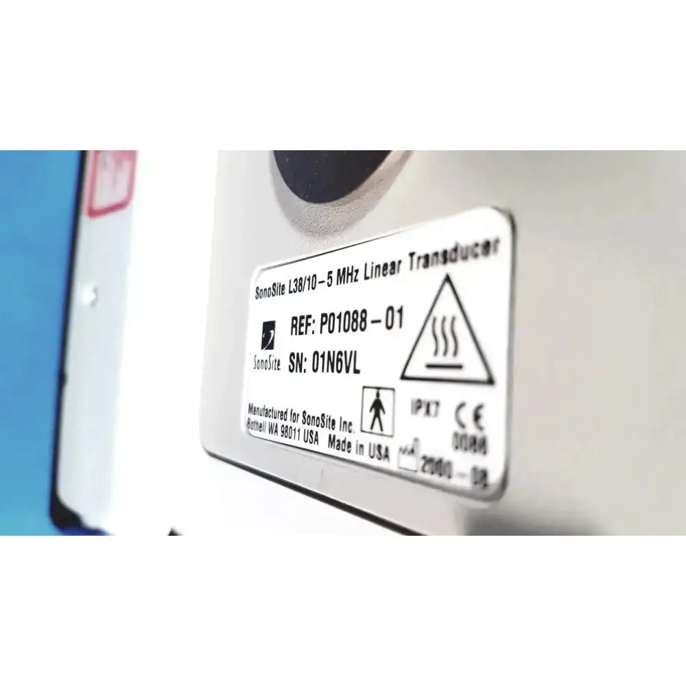 SonoSite L38/10-5 MHz Linear Transducer With Ref. P01088-01 With Rolling Stand Ultrasound Transducer, as-is (for parts) product photo 9