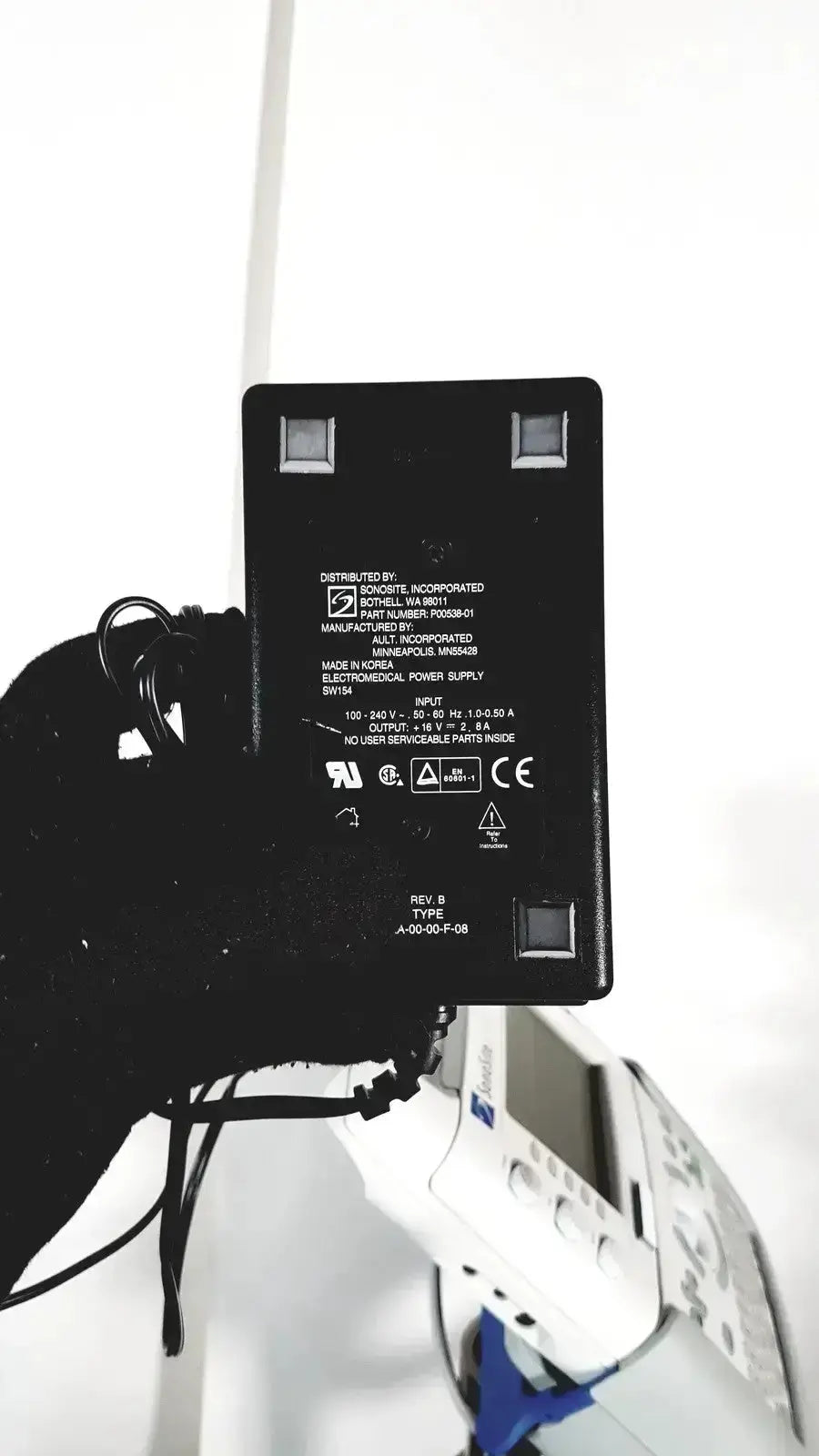 SonoSite L38/10-5 MHz Linear Transducer With Ref. P01088-01 With Rolling Stand Ultrasound Transducer, as-is (for parts) product photo 13