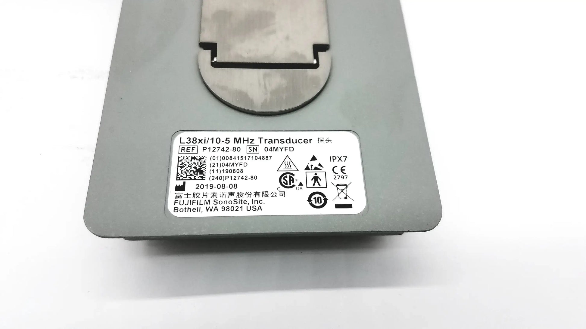 Sonosite L38xi P12742-80 10-5 MHZ Linear Ultrasound Transducer Probe Linear Ultrasound Transducer Probe, second-hand product photo 4