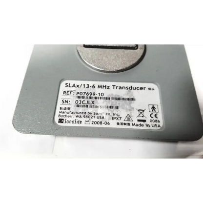 Sonosite SLAx/13-6 MHz Ultrasound Transducer Ref. P07699-10 Ultrasound Transducer, second-hand product photo 3