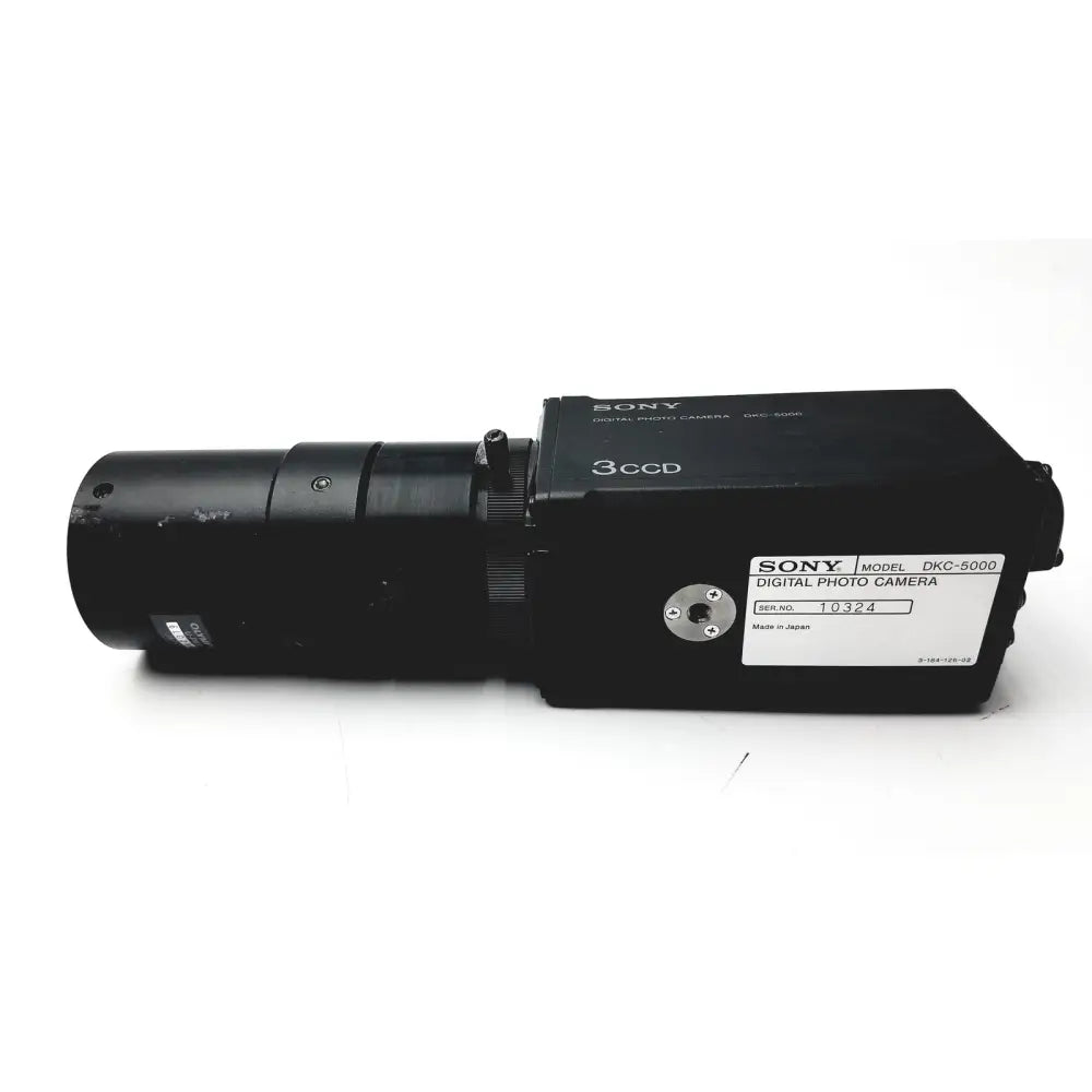 Black sony 3ccd digital photo camera dkc-5000 with 3ccd sensor and matte finish body for high-quality imaging