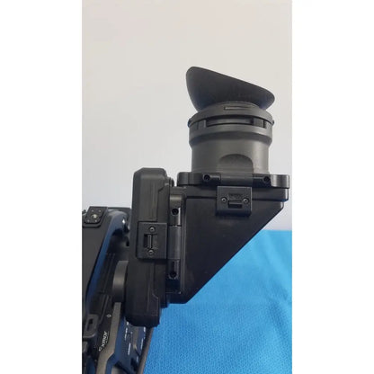 Sony PMW-300 memory xdcam camcorder black matte finish viewfinder with curved eyecup and adjustable focus ring