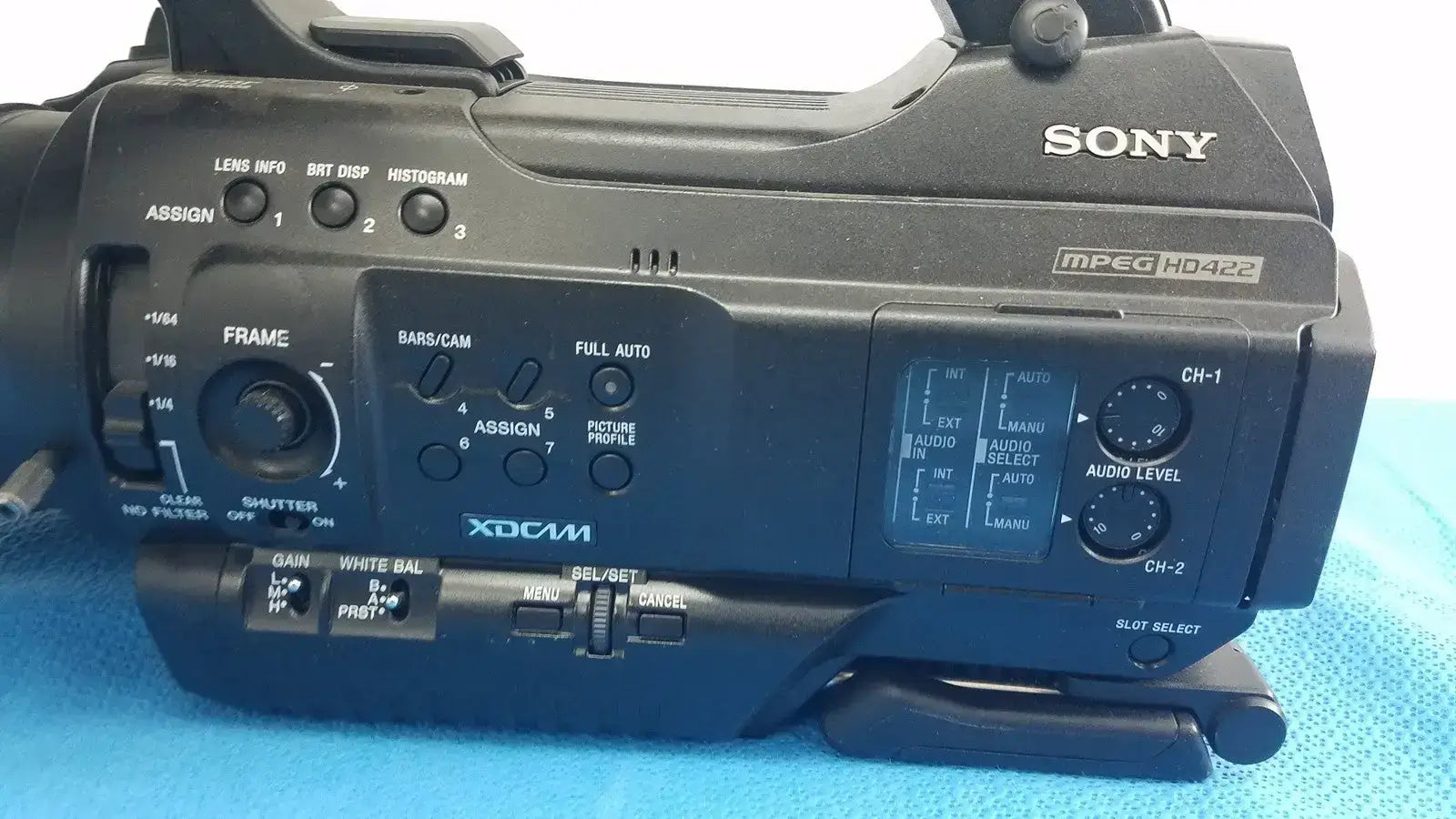 Sony PMW-300 Solid-State Memory XDCAM Camcorder Full HD 3CMOS Camcorder, as-is (for parts) product photo 11