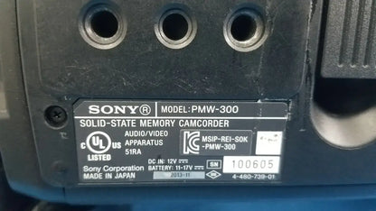 Sony PMW-300 Solid-State Memory XDCAM Camcorder Full HD 3CMOS Camcorder, as-is (for parts) product photo 7