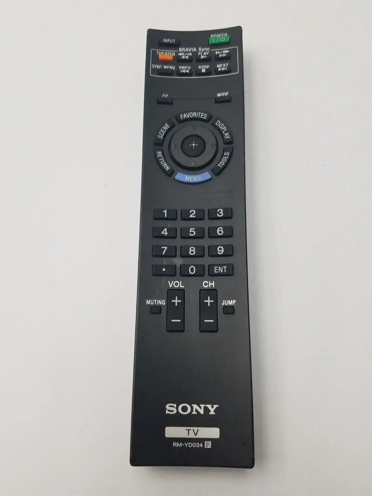 Sony RM-YD034 TV Remote Control Remote Control, second-hand product photo 2