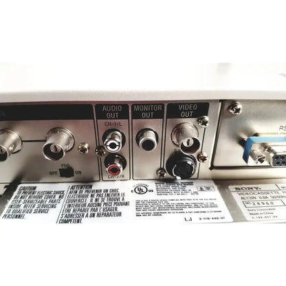 Sony SVO-9500MD Medical Videocassette Recorder SVHS/VHS Medical Videocassette Recorder, second-hand product photo 9