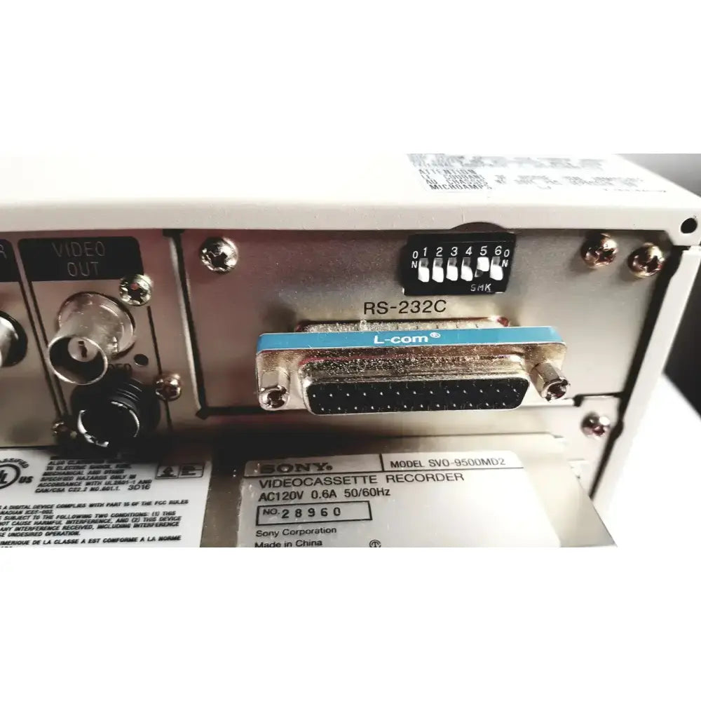 Sony SVO-9500MD Medical Videocassette Recorder SVHS/VHS Medical Videocassette Recorder, second-hand product photo 10