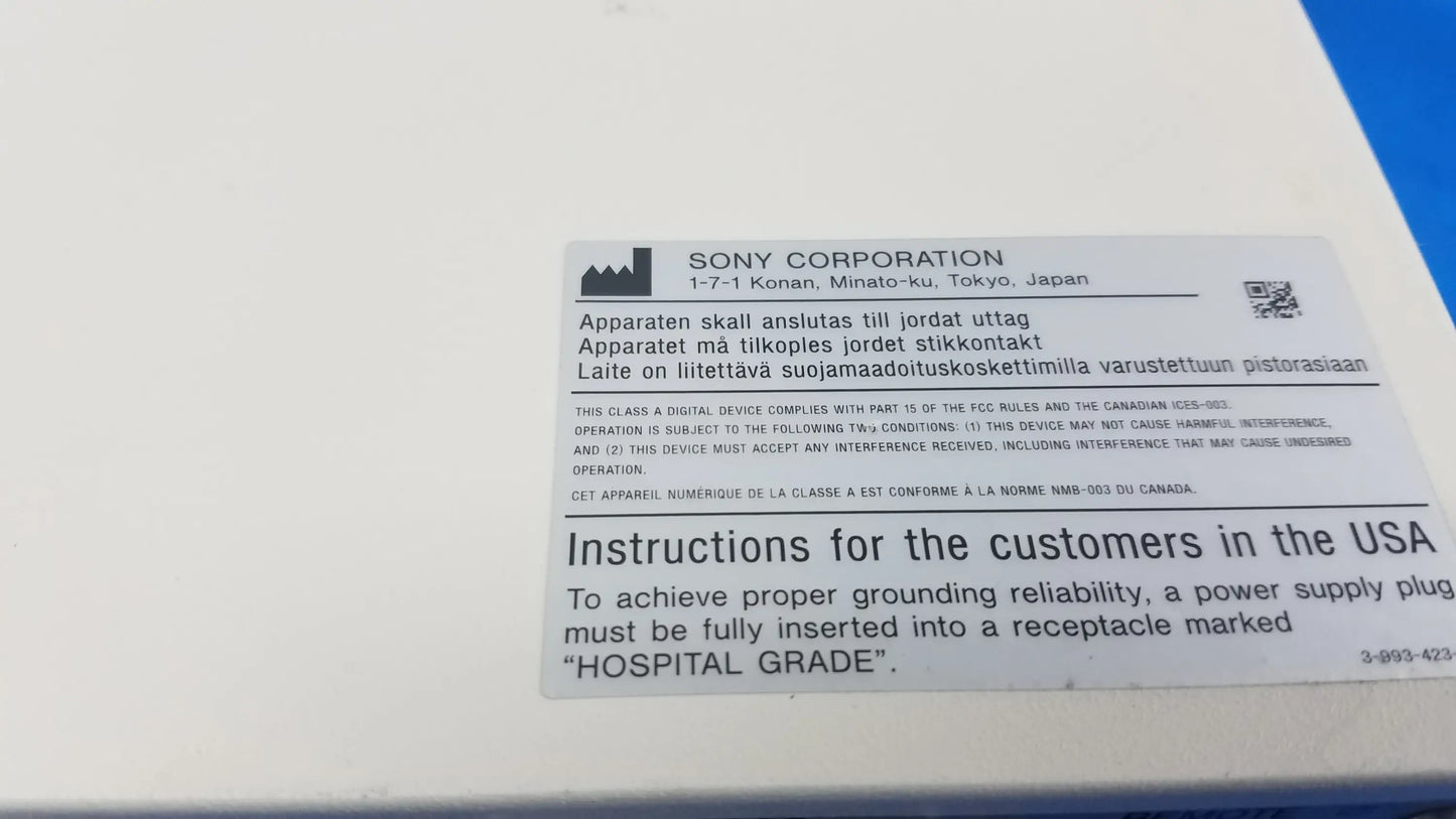 Sony UP-25MD Color Video Printer Color Video Printer, second-hand product photo 11
