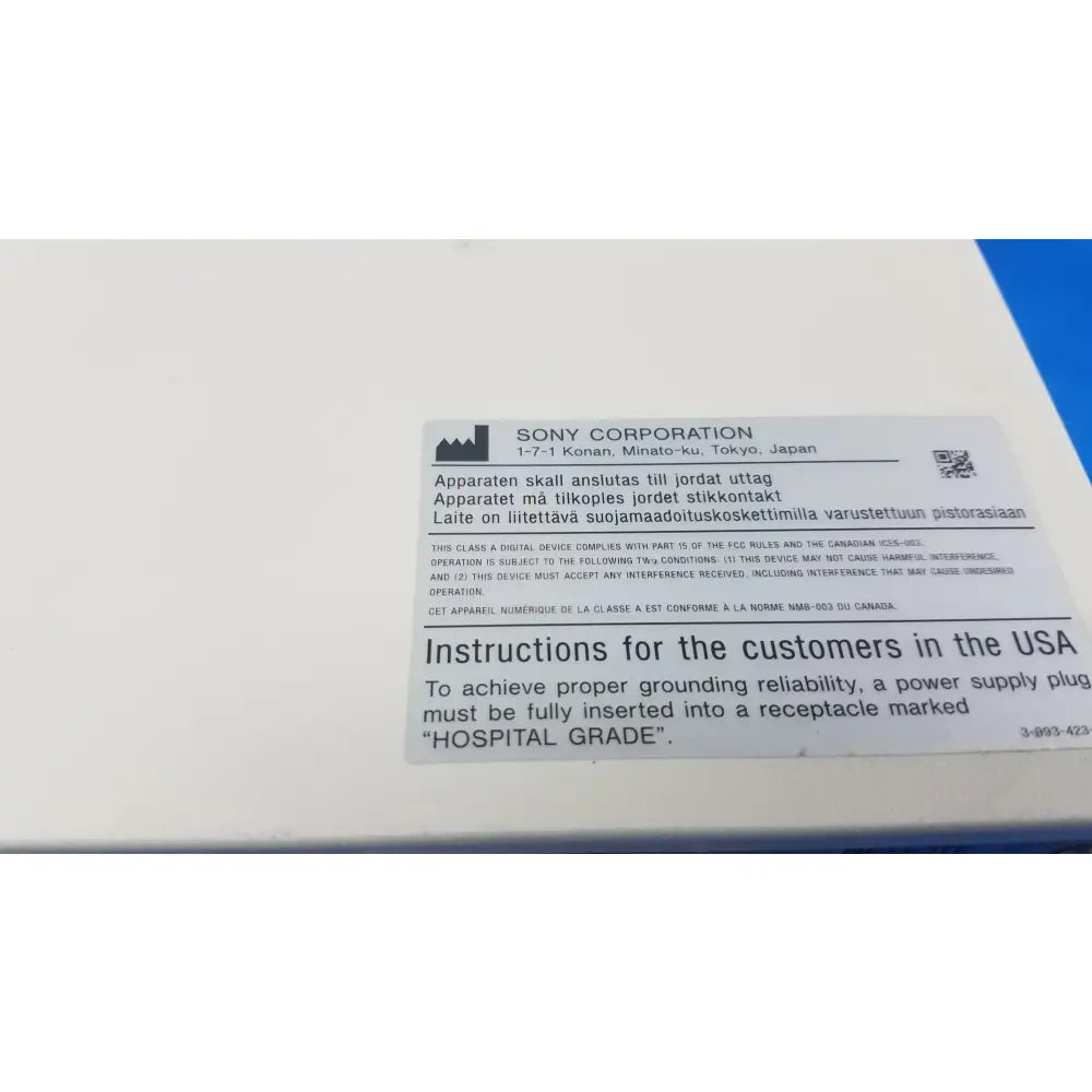 Sony UP-25MD Color Video Printer Color Video Printer, second-hand product photo 11