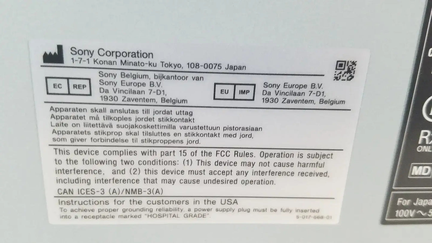 Sony UP-DR80MD Digital Color Printer Medical Grade A4 Ultrasound Endoscopy Medical Color Printer, second-hand product photo 7