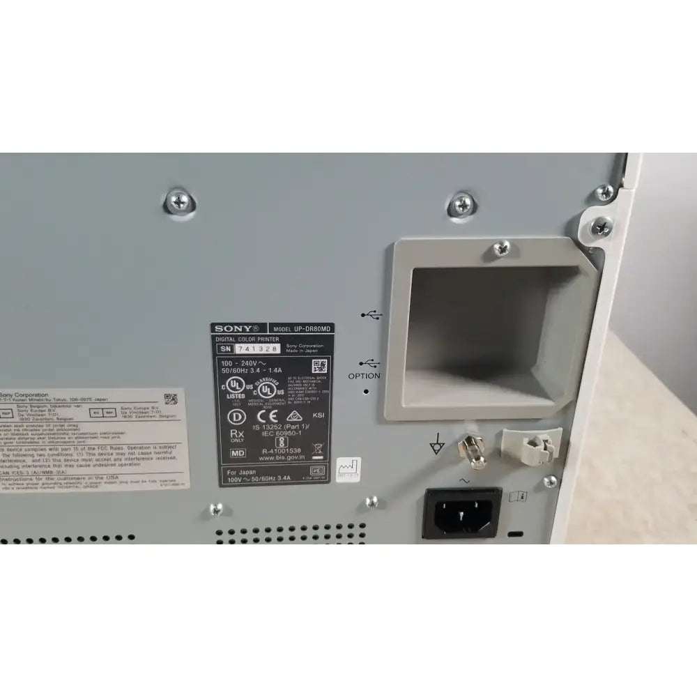Sony UP-DR80MD Digital Color Printer Medical Grade A4 Ultrasound Endoscopy Medical Color Printer, second-hand product photo 9