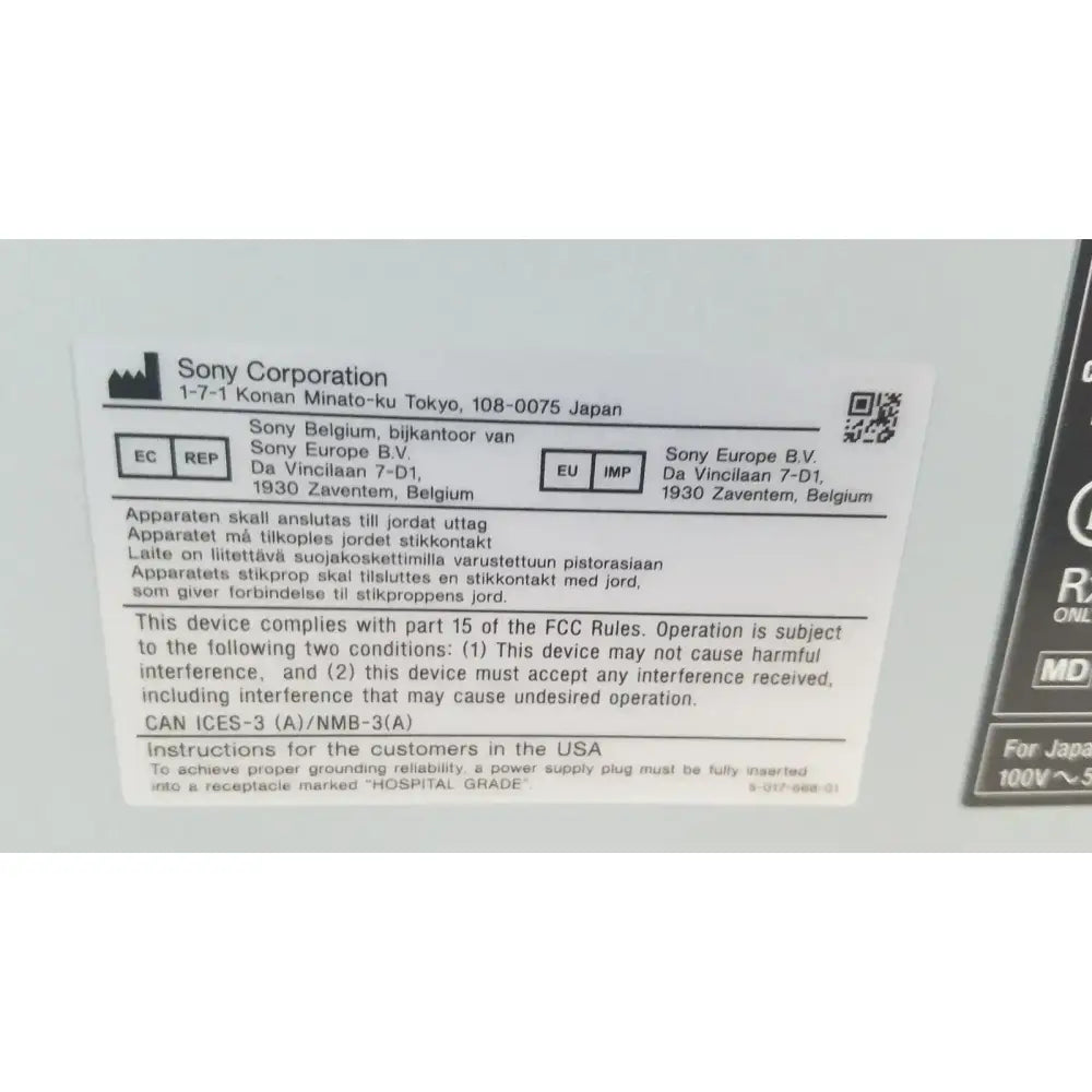 Sony UP-DR80MD Digital Color Printer Medical Grade A4 Ultrasound Endoscopy Medical Color Printer, second-hand product photo 7