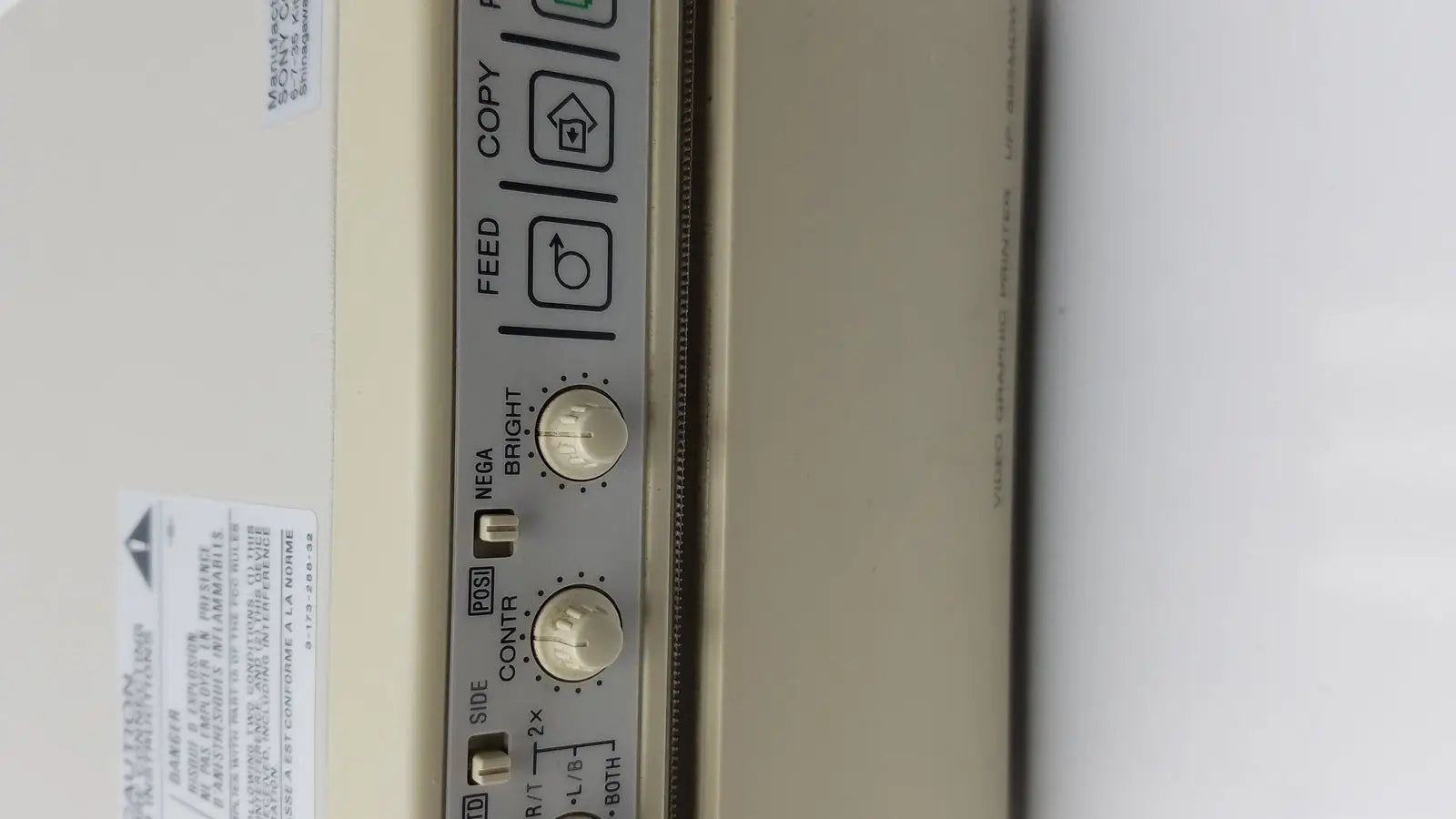 Sony Video Graphic Printer UP-895MDW Medical Video Printer, second-hand product photo 8