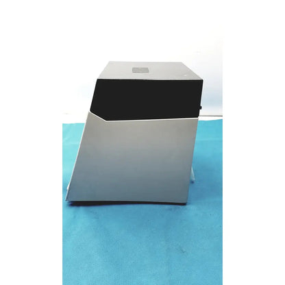 Silver and black matte sorvall cell washer rectangular device with small square panel for centrifuge cell washing at 3600 rpm