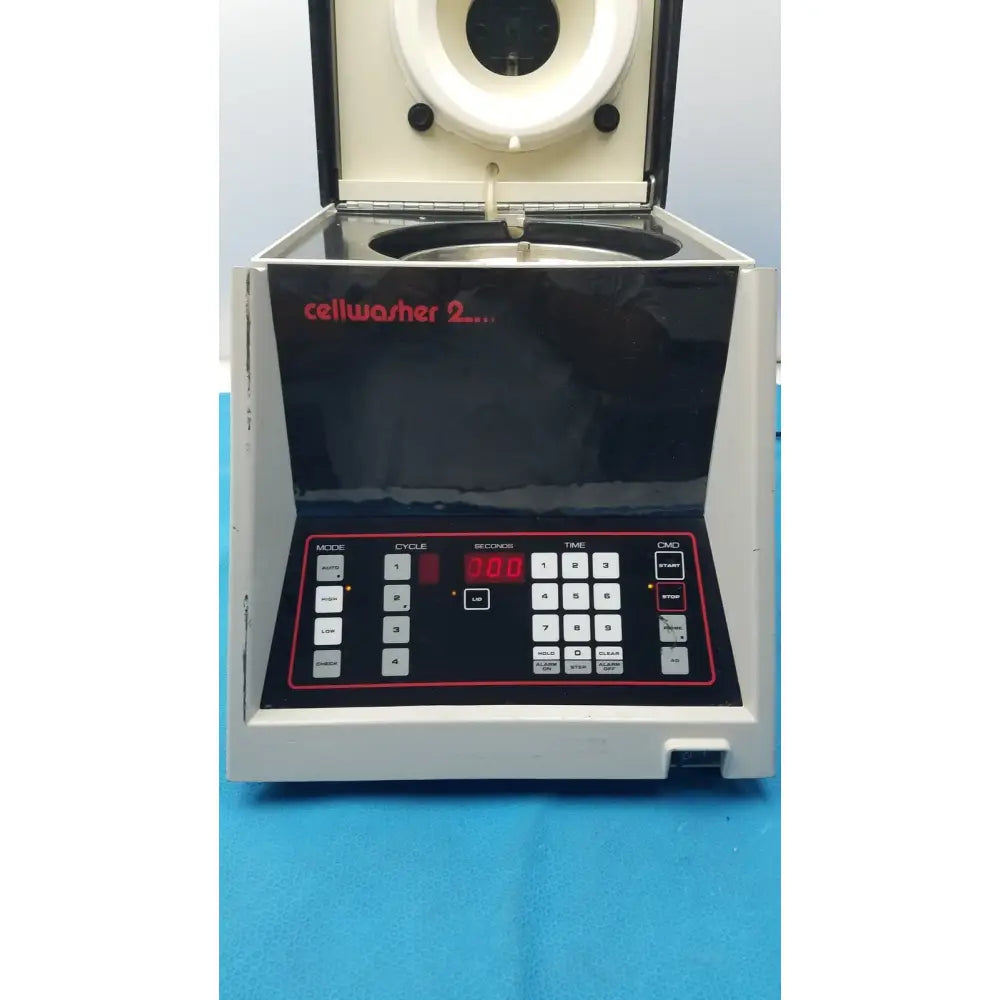 White and black sorvall cell washer 2 centrifuge cell washing system designed for 3600 rpm cell processing