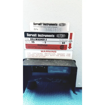 Black plastic housing for sorvall instruments cell washer 2 laboratory equipment part model 8603815