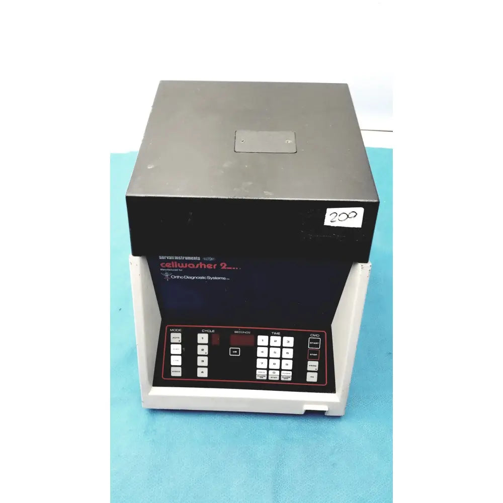 Black and white sorvall instruments cell washer 2 laboratory centrifuge by sartorius instruments for cell processing