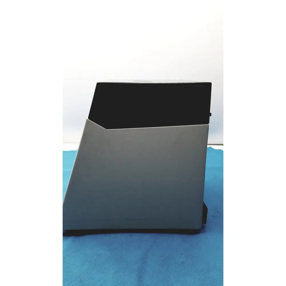Gray tablet stand with black top surface for sorvall instruments cell washer 2 equipment use