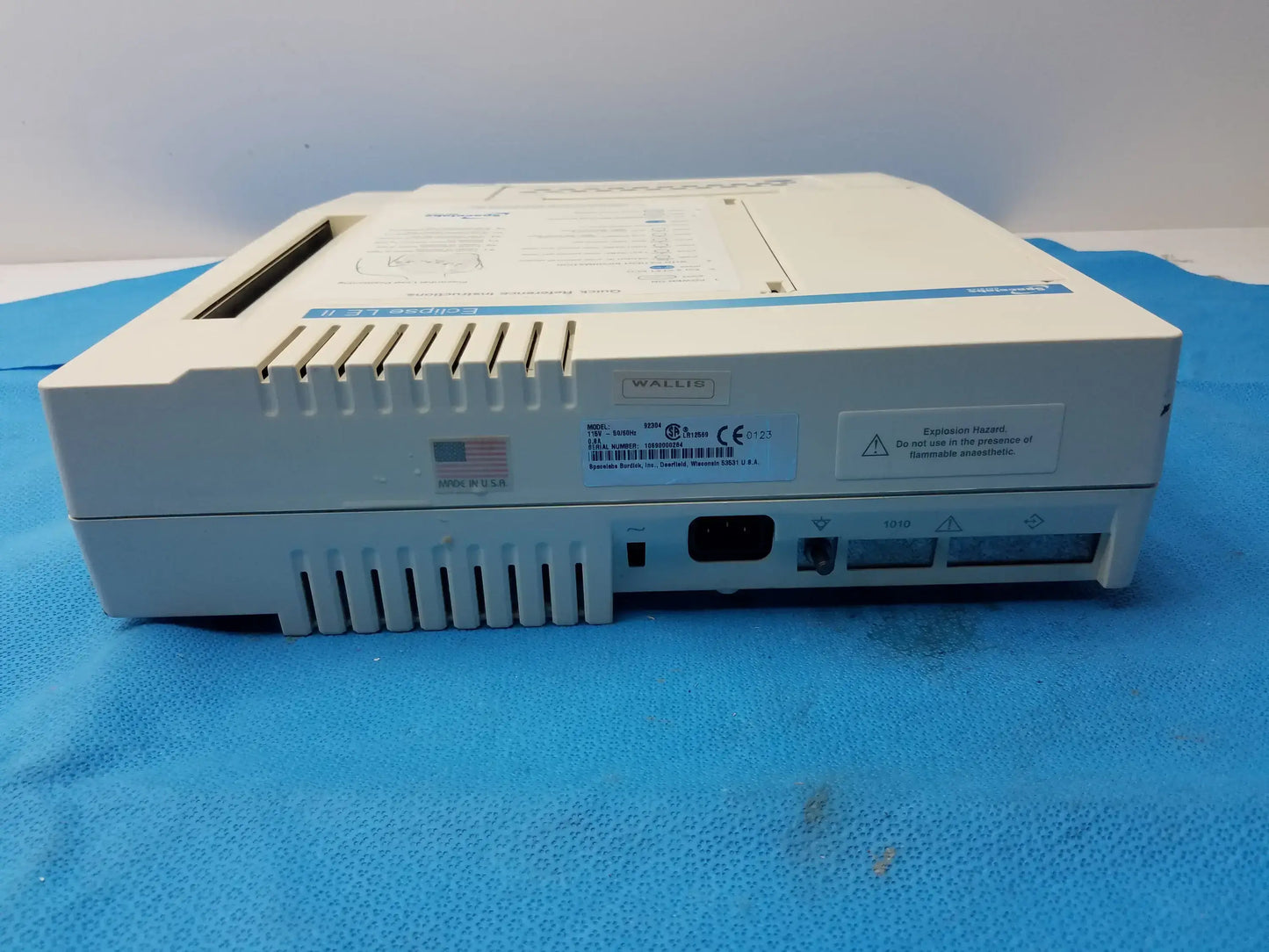 Spacelabs 92304 Eclipse LE II ECG KEG Electrocardiograph Machine ECG KEG Electrocardiograph Machine, second-hand product photo 8