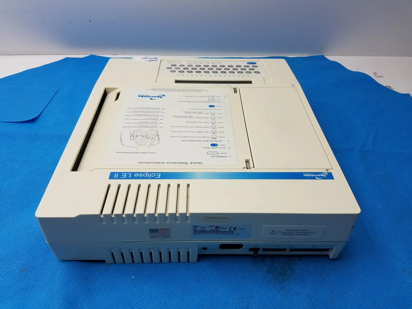 Spacelabs 92304 Eclipse LE II ECG KEG Electrocardiograph Machine ECG KEG Electrocardiograph Machine, second-hand product photo 10