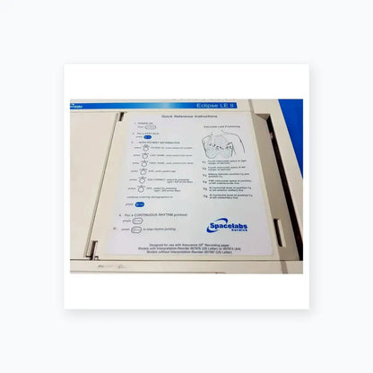Spacelabs 92304 Eclipse LE II ECG Machine 12-Lead Monitor (Used) ECG KEG Electrocardiograph Machine, second-hand product photo 3