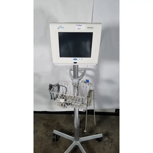 شاشة مراقبة المريض Spacelabs SL 91369 Ultraview مع سلة وحامل بعجلات