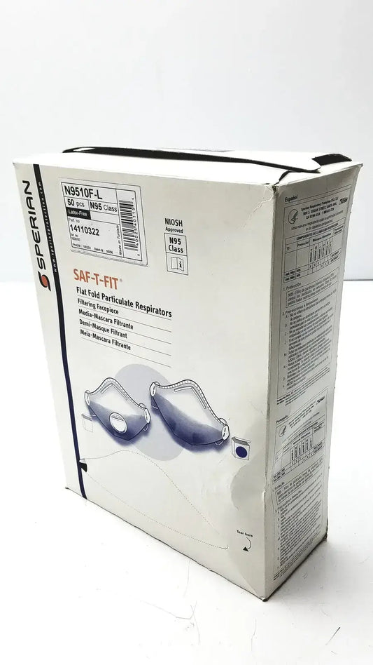 Sperian 14110322 SAF-T-FIT N9510F Flat Fold Respirators Disposable Respirator, new product photo 2