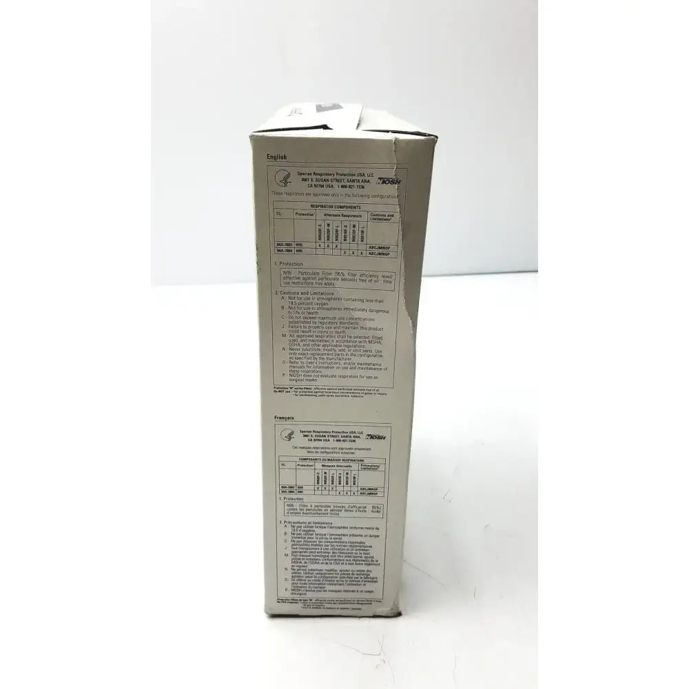 Sperian 14110322 SAF-T-FIT N9510F Flat Fold Respirators Disposable Respirator, new product photo 3
