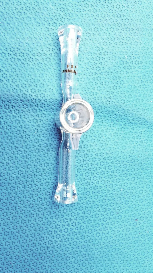 Reuse Medical Spherical Joint Glass Stopcock Valve – Borosilicate Lab Vacuum Lab Flasks, second-hand product photo 1
