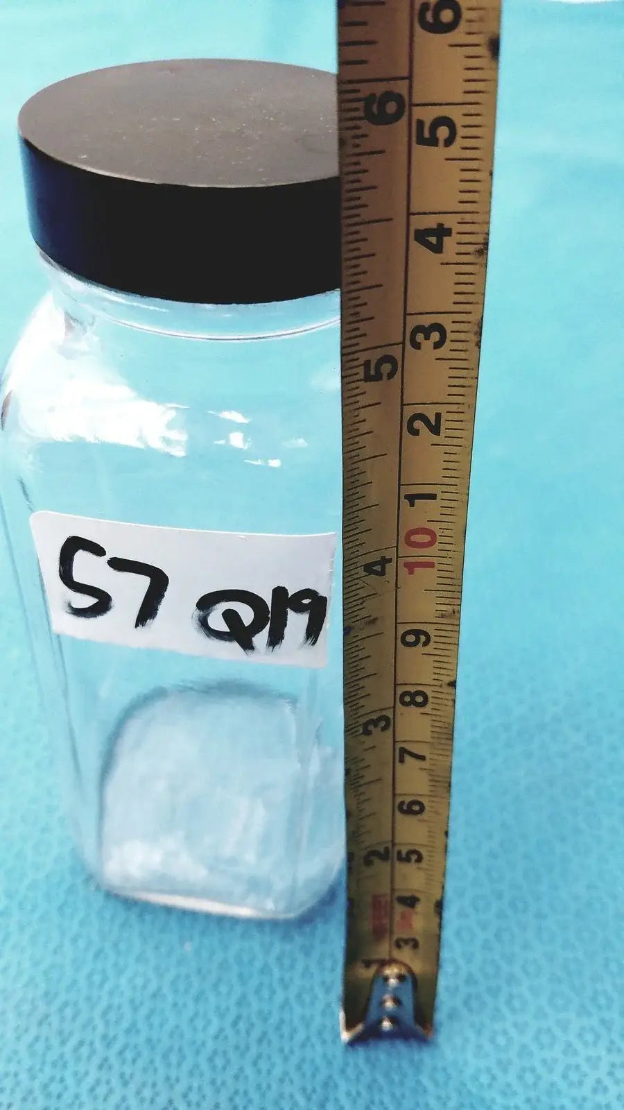 N/A Square Glass Bottle – Laboratory Reagent or Sample Storage Bottle with Cap Laboratory glass bottle, second-hand product photo 7