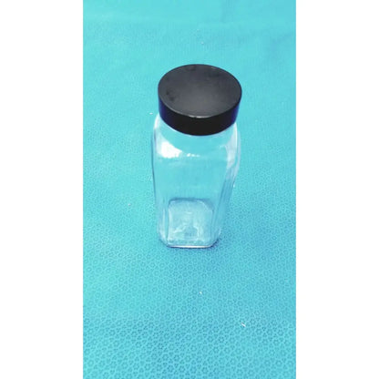 N/A Square Glass Bottle – Laboratory Reagent or Sample Storage Bottle with Cap Laboratory glass bottle, second-hand product photo 6