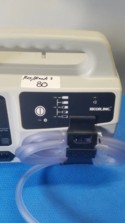 Beige sscor duet suction unit model 2314b medical suction device for fluid removal by sbcor inc