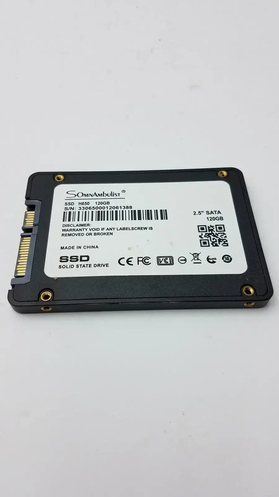 Generic SSD 240GB 2.5" SATA3 Solid State Drive for PC Laptop Internal Solid State Drive (SSD), as-is (for parts) product photo 2
