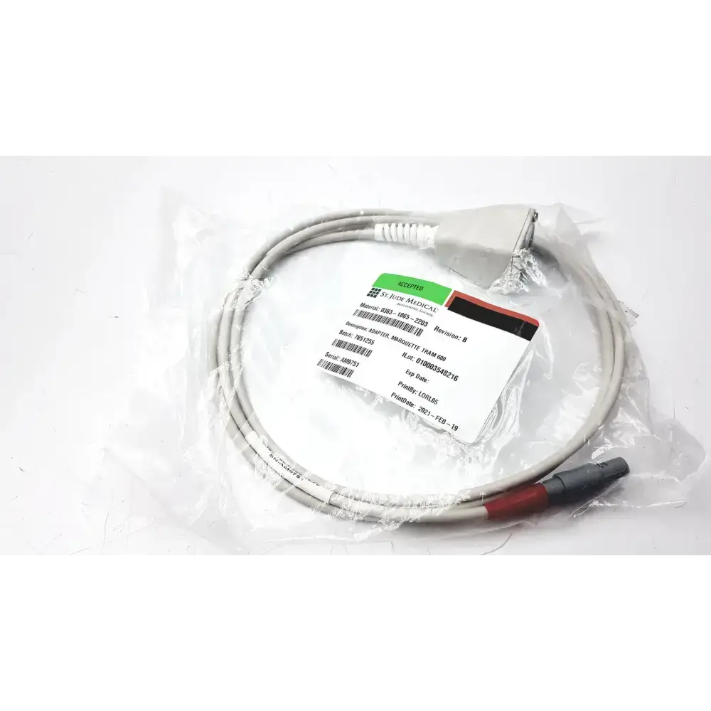 St. Jude Medical Adapter, Marquette Tram 600 Patient Monitor Adapter, new product photo 3