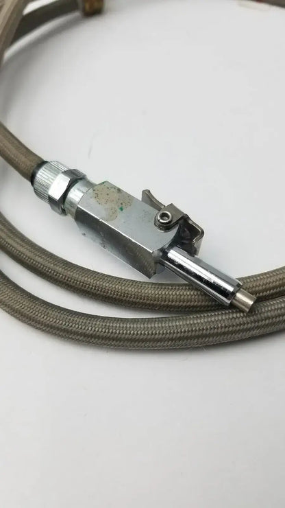 Horton Stainless Steel Braided Cable/Hose for Water or Air with Valve Dental Unit Hose, second-hand product photo 2
