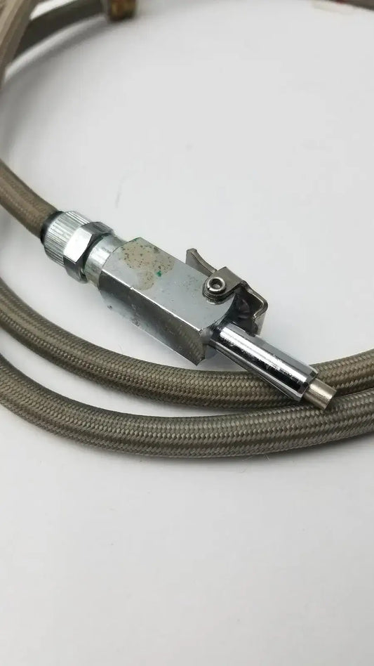 Horton Stainless Steel Braided Cable/Hose for Water or Air with Valve Dental Unit Hose, second-hand product photo 2