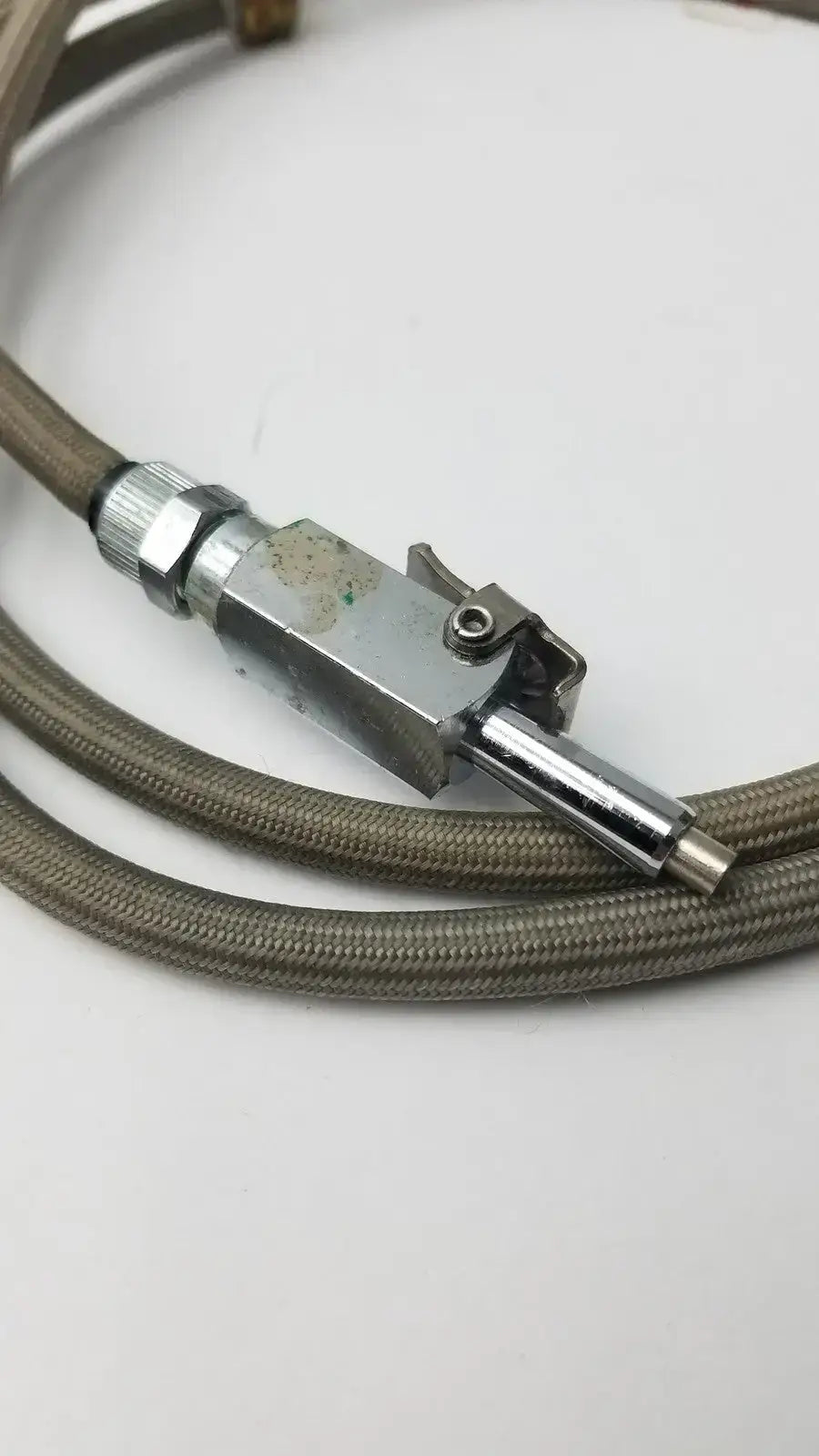 Horton Stainless Steel Braided Cable/Hose for Water or Air with Valve Dental Unit Hose, second-hand product photo 2
