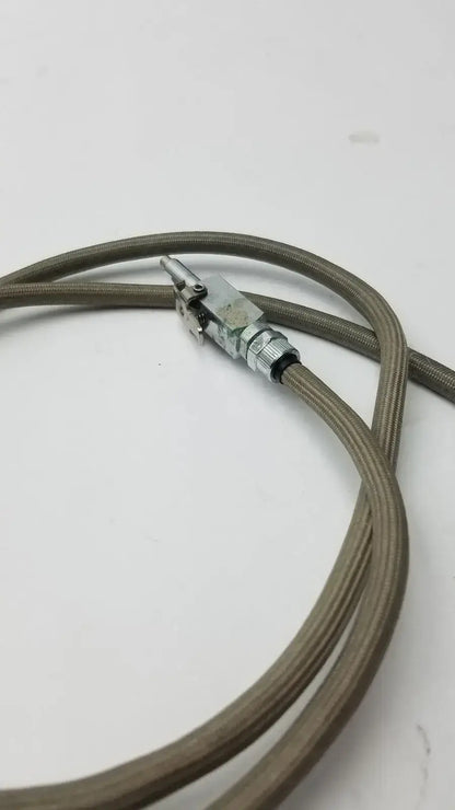 Horton Stainless Steel Braided Cable/Hose for Water or Air with Valve Dental Unit Hose, second-hand product photo 5